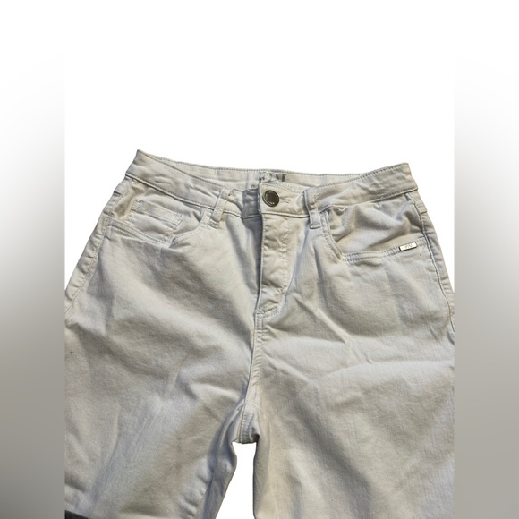 FDJ French Dressing Jeans White Cropped Pants Size 6 Olivia Embellished … - Picture 3 of 9